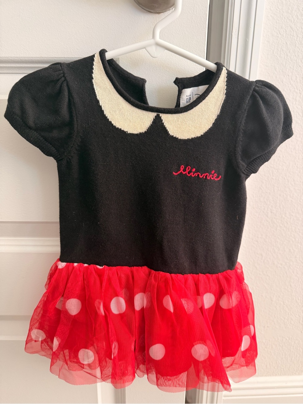 Baby gap x Disney Minnie Mouse dress 6-12 months, worn once!
